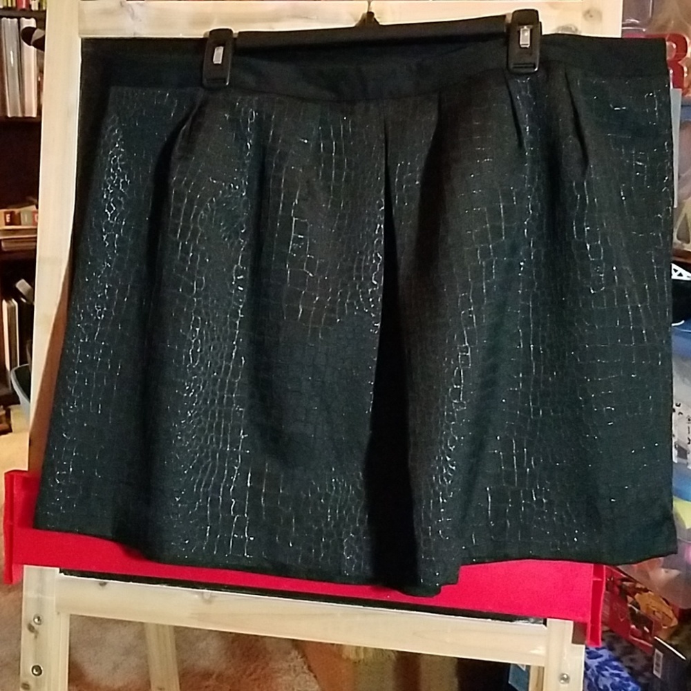 Mossimo Ebony A Line Short Skirt XXL